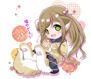 ペタン座り ニコニコ静画 イラスト
