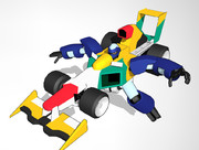 【MMDモデル配布】フォーミュラ・シンクロン