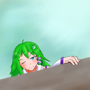 東風谷早苗で絵の練習をする 1（2018年3月12日）