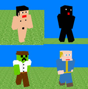 マイクラスキンサンプル ニコニコ静画 イラスト