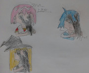 東方の落書き#6 いろんな子に子猫を抱っこさせてみた