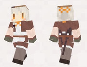【minecraft】コムギ（花騎士） スキン（サンプル）