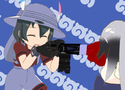 ギンギツネの記念撮影（CH)