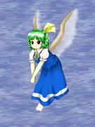 ZUN絵風味、大妖精。