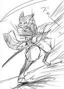 にゃん太さんで20分落書き