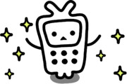 ニコモバちゃん　背景透過PNG