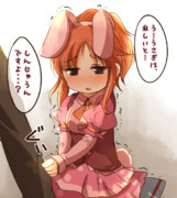 袖掴み ニコニコ静画 イラスト