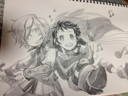 プチ水墨画でいすルディ