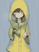 雨合羽 ニコニコ静画 イラスト