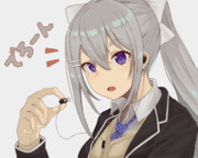 イヤホン ニコニコ静画 イラスト