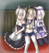 お休み駆逐艦ズ