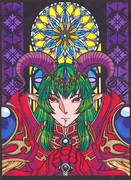 いい養分がオッサンの脳内嫁を本気で切り絵にしてみた（アナ