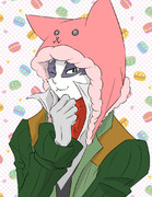 にゃんこ帽子装備