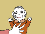 赤ちゃんと釘宮さん。