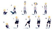 Mmdポーズ配布あり ニコニコ静画 イラスト