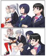 外人4コマ ニコニコ静画 イラスト