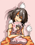 川内さんとフワフワクイナ