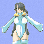 おそらく普通に描いたの初めてのコウテイ