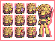デフォルメヒソウテンソク立ち絵＋アイコン