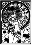 切り絵「鹿島」