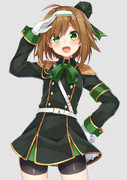 軍服ワンピース ニコニコ静画 イラスト