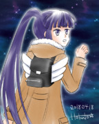 0418 星空の中で