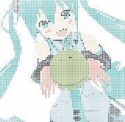 ピクセルアート (鼻そうめんP風ミク)