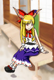 縁側の萃香