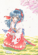 真宮寺さくら ニコニコ静画 イラスト