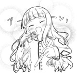 ロリと化した大佐がめっちゃ笑顔で好物のハンバーグ食べてる姿