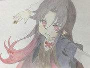 【模写&色鉛筆】夜叉神天衣