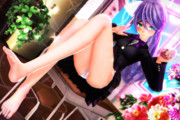 【織木野学園シリーズ：柴野呉羽編】くれはの 可愛い紫と生足♡