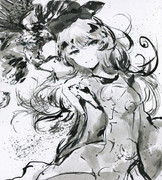 墨絵おっきーな