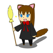 魔女見習いのオオカミ娘のウルミ