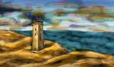 砂漠の灯台
