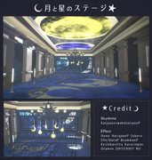 【MMD-OMF8】月と星のステージ