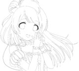 南ことり 線画