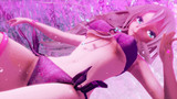桃紫色の海
