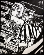 [おねだりサボタージュ]大槻唯【切り絵】