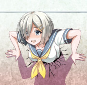 壁にはまって動けない乙改