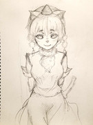 ギャルゲー立ち絵風犬走椛