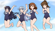 水着だ！ 第六駆逐隊だ！
