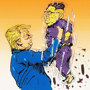トランプ大統領 ニコニコ静画 イラスト