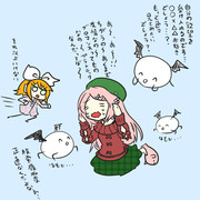 とんでくるのをとめにはいるリン