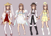 水本ゆかりちゃんの新しいマーチングバンド衣装を考えよう！その4