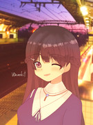 彼ぴっぴと電車帰り。