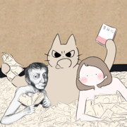 まるいおんなのことおとこのこ ニコニコ静画 イラスト