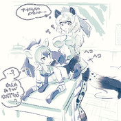 アードウルフ けものフレンズ ニコニコ静画 イラスト