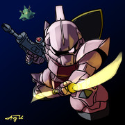 シャア専用ゲルググ ニコニコ静画 イラスト