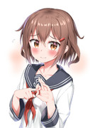 提督にとあるジェスチャーを強要される雷ちゃん
